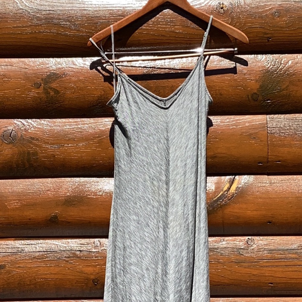 🏁 Mossimo GREY KNIT MAXI DRESS Sz S/P